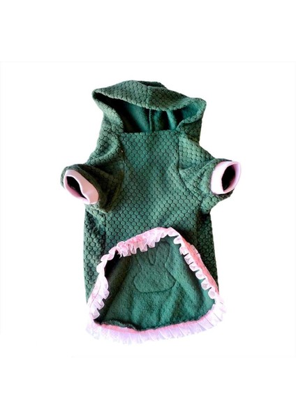 greenco Bunny Kapşonlu Sweat Elbise By Kemique Köpek Kazağı indirimleri