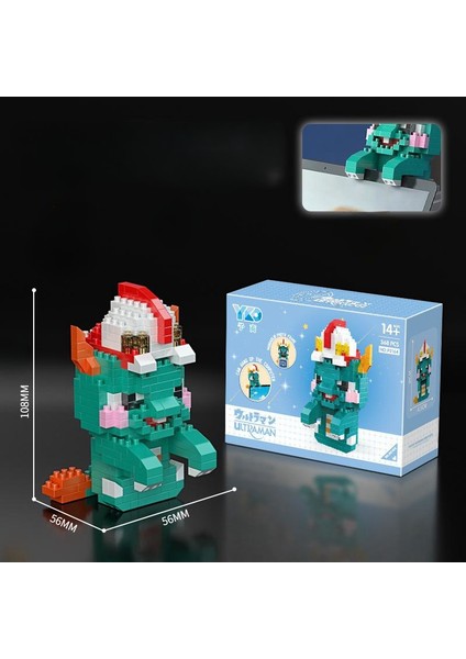 JeaLove Ultraman Yaratıcı Parçacık Düzeneği Yapı Taşları (368PCS) (Yurt Dışından)