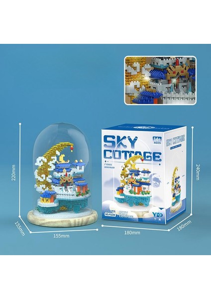 JeaLove Mingyue Sarayı Mikro Parçacık Yapı Taşları (Yurt Dışından)