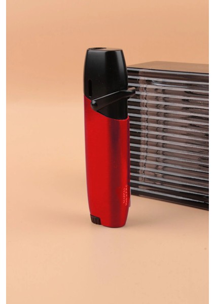 Kırmızı Siyah Özel Tasarım Torch Gazlı Çakmak - SMCK605MR06 fırsatları