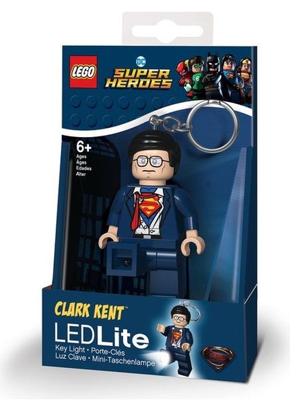 Super Heroes KE116 Clark Kent LED Key Chain