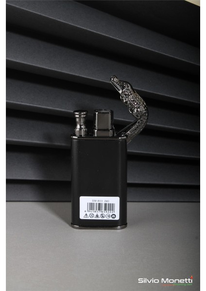 Siyah Kabartmalı Timsal Işlemeli Gazlı Çakmak 24CSM803MR01 fırsatları