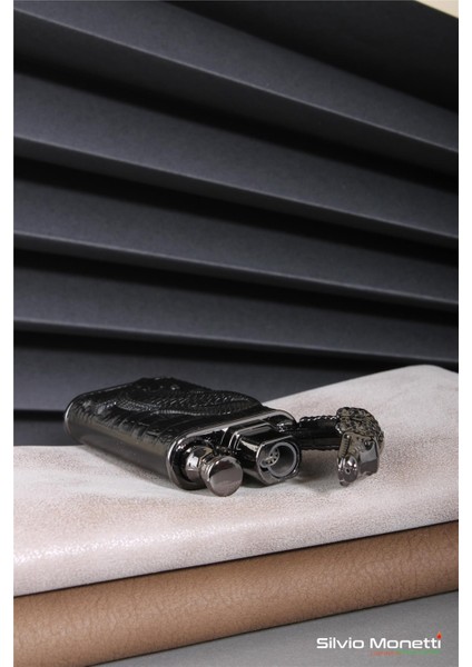 Siyah Kabartmalı Timsal Işlemeli Gazlı Çakmak 24CSM803MR01 indirimleri