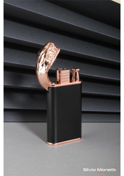 Bronz Yılan Kobra Model Gazlı Çakmak 24CSM805MYNR01