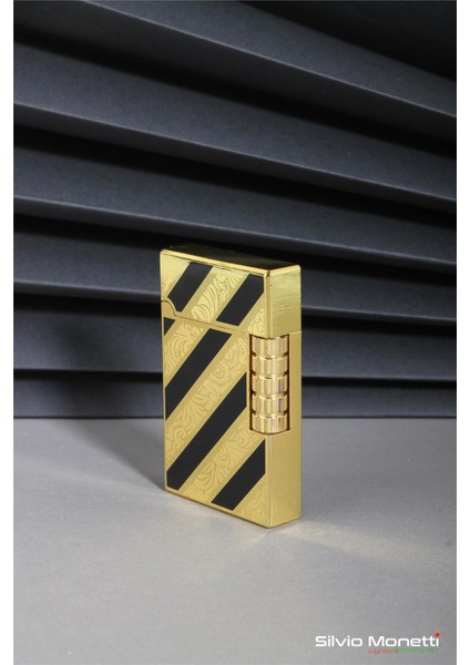 Siyah Altın Özel Tasarım Kapaklı Model Gazlı Çakmak 24CSM812ATR01 fiyatları