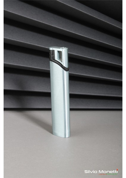 Gümüş Özel Tasarım Gazlı Çakmak 24CSM838BMR02