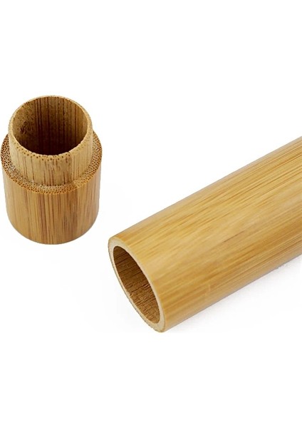 1200-A-1 Stili Bambu Diş Fırçası Seyahat Çantası Taşınabilir Yeniden Kullanılabilir Çevre Dostu Tutucu Konteyner Kiti Saklama Kutusu Biyobozunur (Yurt Dışından) fırsatları
