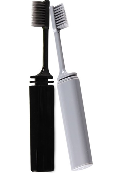Siyah Stil Ortable Katlanır Diş Fırçası Bambu Kömür Ultra Ince Diş Fırçası Ağız Bakımı Yumuşak Diş Fırçası Kamp Seyahat Diş Fırçası (Yurt Dışından) indirimleri