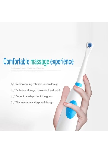 Kumral Tarzı Döner Diş Fırçası 3 Fırça Başlı Şarj Edilebilir Diş Fırçası Beyazlatma Diş Bakımı Araçları (Yurt Dışından) indirimleri