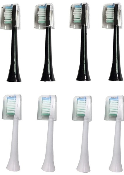 Siyah-1 Tarzı Sarmocare Diş Fırçaları Kafası Ultrasonik Sonic Elektrikli Diş Fırçası Fit Digoo DG-YS11 Diş Fırçaları Kafası (Yurt Dışından)