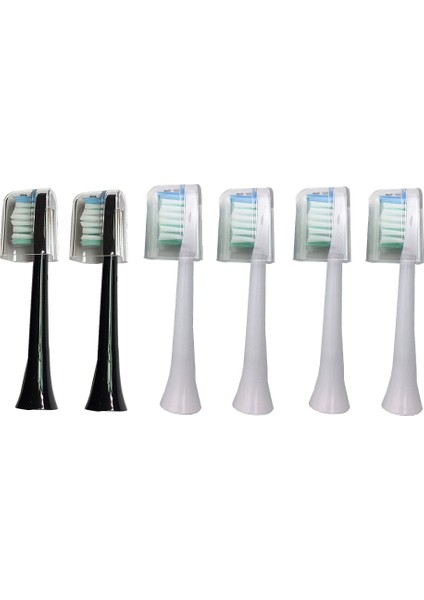 Siyah-1 Tarzı Sarmocare Diş Fırçaları Kafası Ultrasonik Sonic Elektrikli Diş Fırçası Fit Digoo DG-YS11 Diş Fırçaları Kafası (Yurt Dışından)