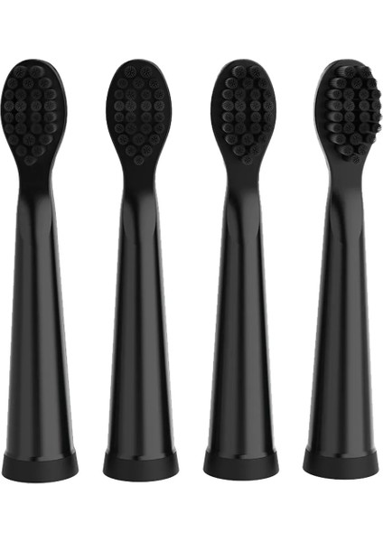 4 Adet Siyah Stil 4pcslot Elektrikli Diş Fırçası Kafaları Jj Elektrikli Diş Fırçası Için Yedek Fırça Kafaları (Yurt Dışından)