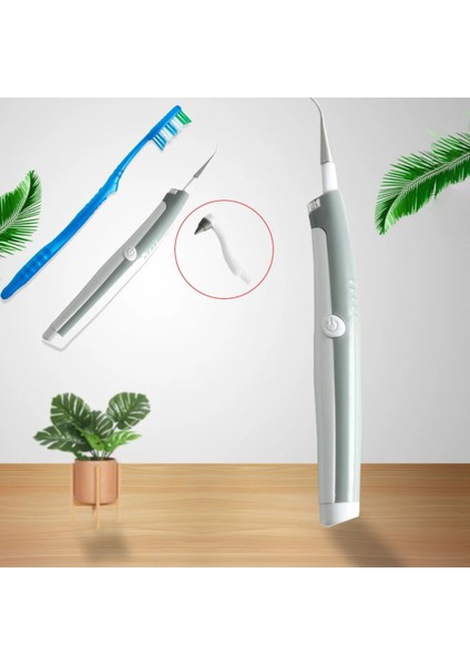 Diş Calculus Diş Temizleme Aracı Ultrasonik Elektrikli Diş Temizleyici LED Diş Incelemeli Diş Temizleme Aracı (Yurt Dışından)