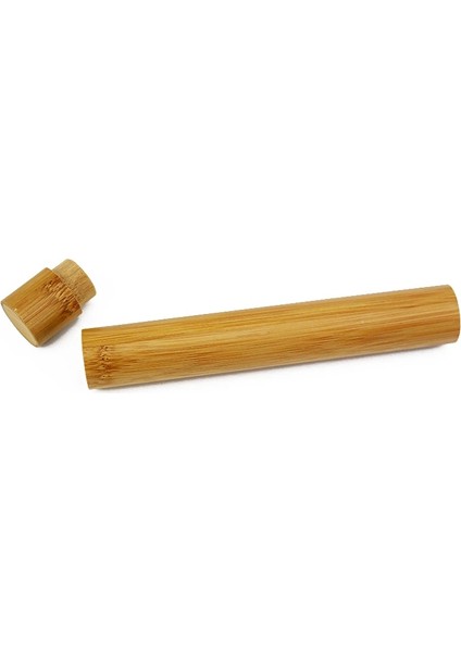 1 Adet Kasa Stili 1 Adet Bambu Tüp Çevre Dostu Doğal Bambu Diş Fırçası Seyahat Çantası Doğal Organik Biyobozunur ve Bambu Diş Fırçası (Yurt Dışından)