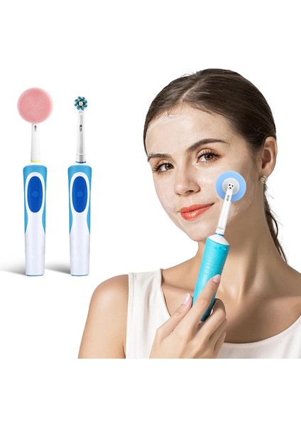 Pembe Stil Oral-B Elektrikli Diş Fırçaları Için Yedek Elektrikli Fırça Başlığı Yüz Temizleme Fırçası Başlığı Yüz Cilt Bakımı Aracı (Yurt Dışından)