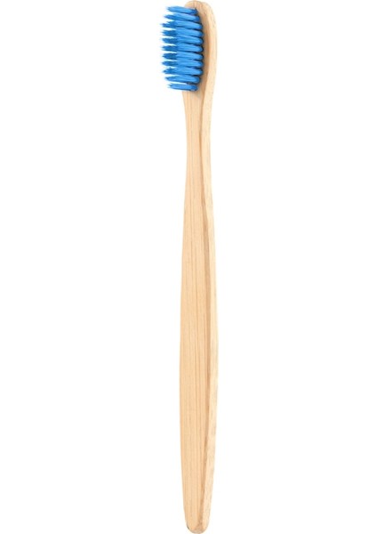 Mavi Stil 1 Adet Doğal Bambu Diş Fırçası Düz ​​bambu Saplı Yumuşak Kıl Diş Fırçası Yetişkin Diş Fırçası Ağız Bakımı Diş Temizleme Aracıtslm2 (Yurt Dışından)