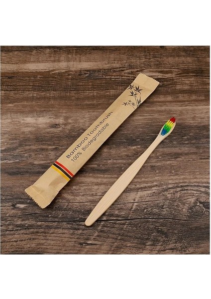 Mor Tarzı 1 Adet Çevre Dostu Diş Fırçası Bambu Yeniden Kullanılabilir Diş Fırçaları Taşınabilir Yetişkin Ahşap Yumuşak Diş Fırçası Ev Seyahat Otel Kullanımı Için (Yurt Dışından) fırsatları