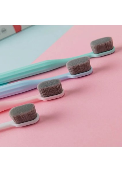 No.1 Tarzı Ultra-Ince Yumuşak Saç Çevre Dostu Diş Fırçası Taşınabilir Seyahat Diş Fırçası Kutulu Yumuşak Fiber Nano Diş Fırçası Ağız Hijyeni Bakımı (Yurt Dışından)