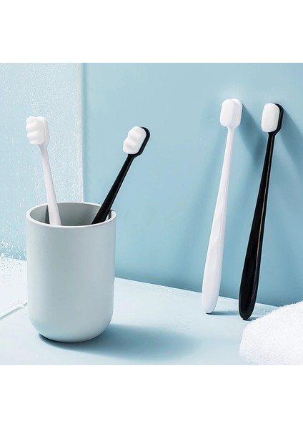 Altın Tarzı Nano Diş Fırçası Milyon Fiber Diş Fırçası Ultra-Ince Yumuşak Saç Fırçası Çevre Dostu Taşınabilir Seyahat Diş Fırçası Diş Ağız Bakımı (Yurt Dışından) modelleri