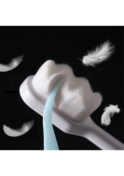 Altın Tarzı Nano Diş Fırçası Milyon Fiber Diş Fırçası Ultra-Ince Yumuşak Saç Fırçası Çevre Dostu Taşınabilir Seyahat Diş Fırçası Diş Ağız Bakımı (Yurt Dışından) indirimleri