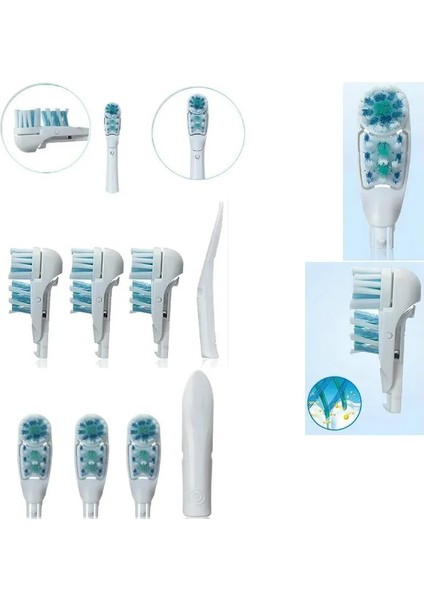 NO.1202 Stili 4pcslot Diş Fırçası Kafaları Fit Oral-B Elektrikli Diş Fırçası Değiştirme Elektrikli Yumuşak Kıllı Diş Fırçaları (Yurt Dışından) indirimleri