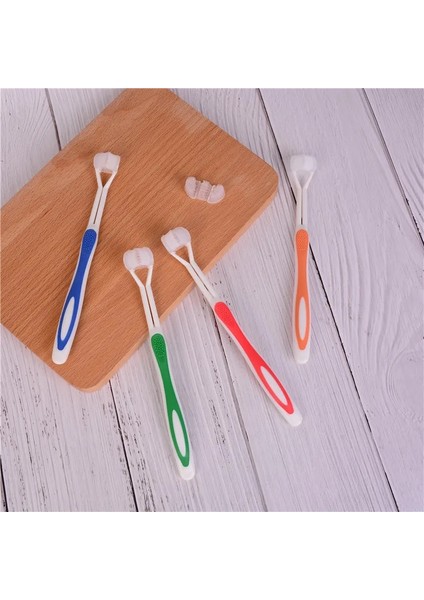 Sarı Stil Yumuşak Kıl Diş Fırçası Silikon Nano Fırça Ağız Bakımı Güvenlik Diş Fırçası Ağız Sağlığı Temizleyici Diş Temiz Diş Fırçası (Yurt Dışından)