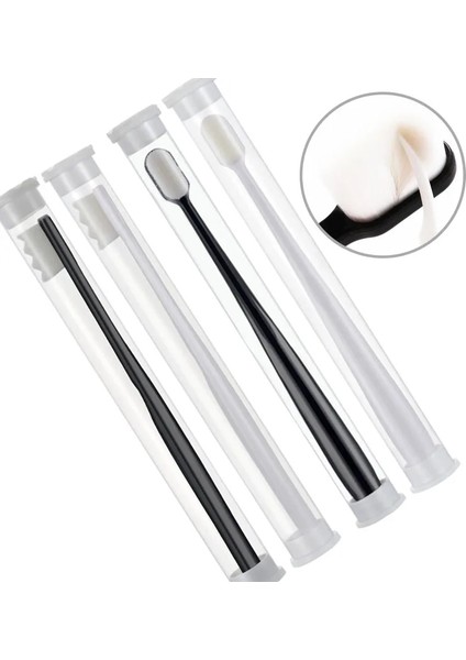 Beyaz Bir Stil 1 Adet Ultra-Ince Yetişkin Diş Fırçası Yumuşak Kıllar Diş Fırçası Ağız Hijyeni Seyahat Çevre Dostu Diş Fırçası Sağlık (Yurt Dışından) fırsatları