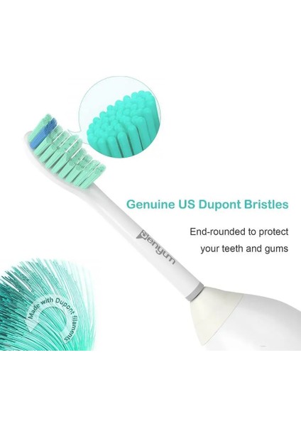 4 Adet Tarzı Philips Sonicare Elektrikli Diş Fırçası Başlıkları Için Değiştirilebilir Fırça Başlıkları Philips Sonicare Clean Sağlıklı Kolay Temizlik Için (Yurt Dışından)