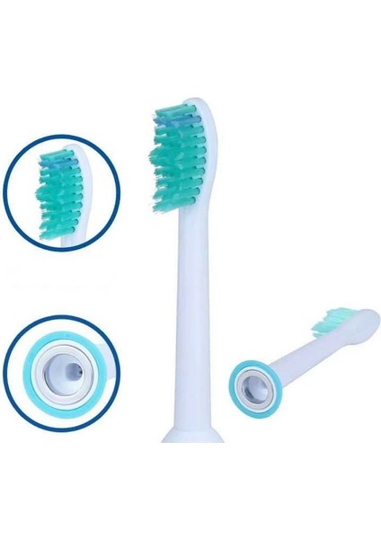 HX6054 Stili Philips Hx3, Hx6, Hx9, R Serisi Yumuşak Dupont Kıl Nötr Elektrikli Diş Fırçası Kafası Için Yedek Diş Fırçası Başlıkları (Yurt Dışından) indirimleri