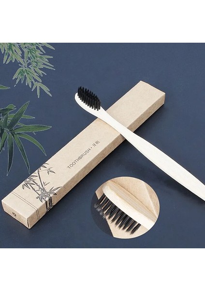 18CM Tarzı Taşınabilir Seyahat Ambalaj cm El Yapımı Bambu Diş Fırçası Tüp Doğal Bambu Tüp Diş Fırçası Için Çevre Dostu Seyahat Çantası (Yurt Dışından)