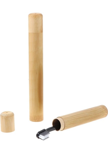 18CM Tarzı Taşınabilir Seyahat Ambalaj cm El Yapımı Bambu Diş Fırçası Tüp Doğal Bambu Tüp Diş Fırçası Için Çevre Dostu Seyahat Çantası (Yurt Dışından) modelleri