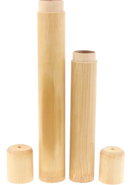 18CM Tarzı Taşınabilir Seyahat Ambalaj cm El Yapımı Bambu Diş Fırçası Tüp Doğal Bambu Tüp Diş Fırçası Için Çevre Dostu Seyahat Çantası (Yurt Dışından) indirimleri