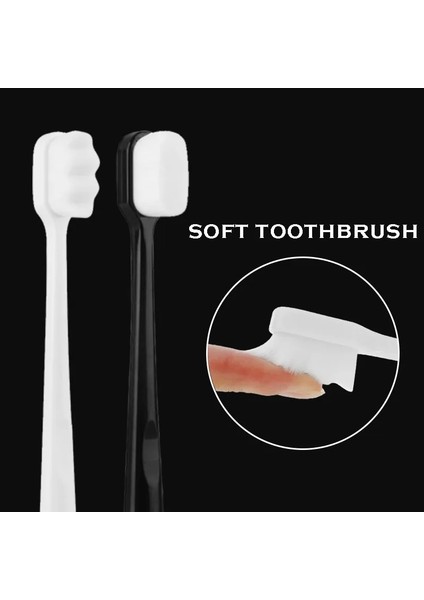 Siyah Bir Stil 1 Adet Ultra-Ince Diş Fırçası Kılları Yumuşak Elyaf Diş Fırçası Sağlık Ağız Bakımı Seyahat Taşınabilir Çevre Dostu Diş Fırçası (Yurt Dışından) fiyatları