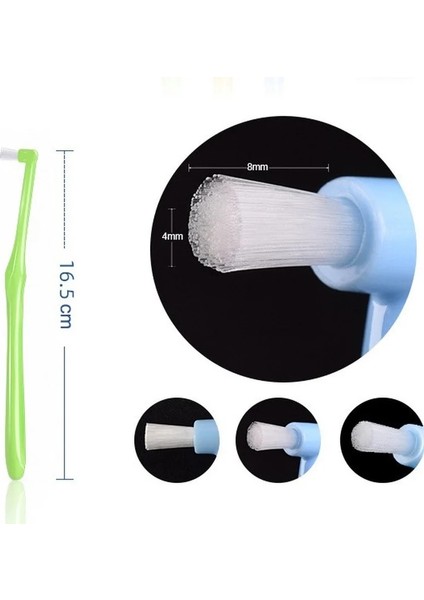 Düz Kafa Mavi Tarzı Manuel Ortodontik Diş Fırçası Interdental Diş Fırçası Küçük Kafa Yumuşak Saç Düzeltme Diş Parantez Diş Ipi Ağız Diş Bakımı (Yurt Dışından) modelleri