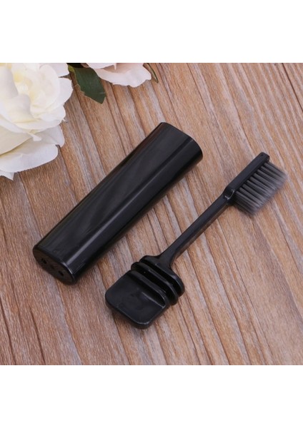 Siyah Stil Bambu Kömür Katlanabilir Seyahat Kamp Açık Diş Fırçası Ağız Bakımı (Yurt Dışından) fiyatları