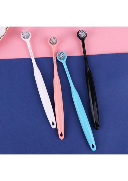 No.2 Tarzı 1 Çift Diş Fırçaları Diş Fırçası Ağız Diş Temizleme Bakım Aracı Yuvarlak Kafa Yumuşak Saç Diş Fırçası Yetişkinler Için Plastik Dostu (Yurt Dışından) fırsatları