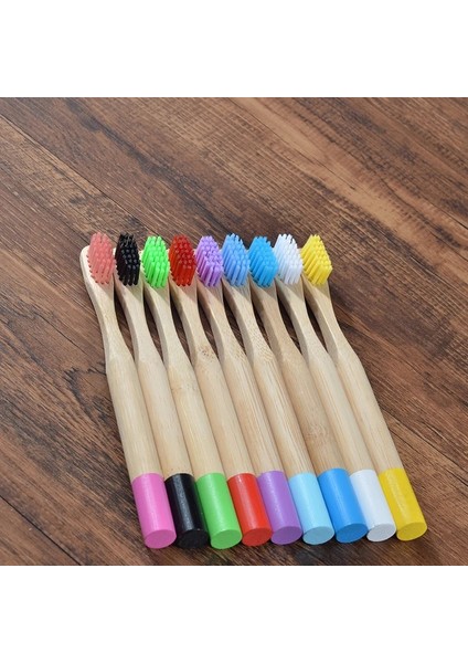 1 Adet Sarı Stil Çocuk Bambu Toothbru Çocuklar Yumuşak Kıl Ahşap Diş Fırçası Doğal Bambu Saplı Ağız Bakımı Çevre Dostu Diş Fırçası (Yurt Dışından)
