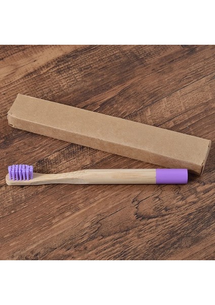 1 Adet Sarı Stil Çocuk Bambu Toothbru Çocuklar Yumuşak Kıl Ahşap Diş Fırçası Doğal Bambu Saplı Ağız Bakımı Çevre Dostu Diş Fırçası (Yurt Dışından)