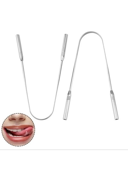 Büyük Stil Yetişkinler Için Dil Kazıyıcı Temizleyici Cerrahi Sınıf Paslanmaz Çelik Metal Dil Fırçası Diş Kiti Profesyonel Kötü Nefesi Ortadan Kaldırır (Yurt Dışından) fırsatları