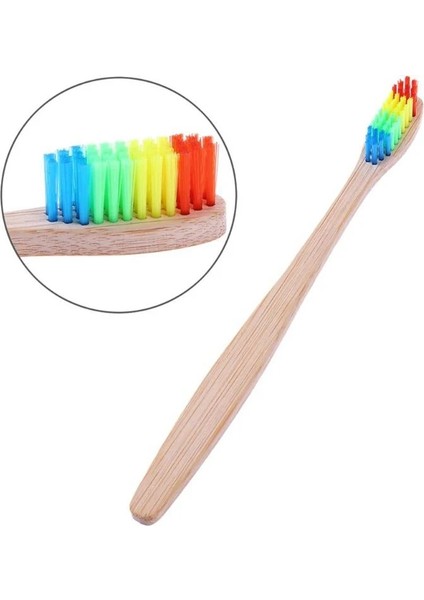 1 Adet Sarı Stil Çevre Dostu Bambu Diş Fırçaları Seti Renkli Beyazlatma Yumuşak Kıllar Diş Fırçası Seyahat Diş Fırçası Ağız Bakımı Temiz Diş (Yurt Dışından)