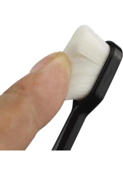 02 Siyah Dalga Stili 3 Renk Taşınabilir Diş Fırçaları Nano Ultra Ince Kıllar Waveflat Diş Kafası Seyahat Dış Mekan Kullanımı Ağız Bakımı Aracı (Yurt Dışından) fiyatları