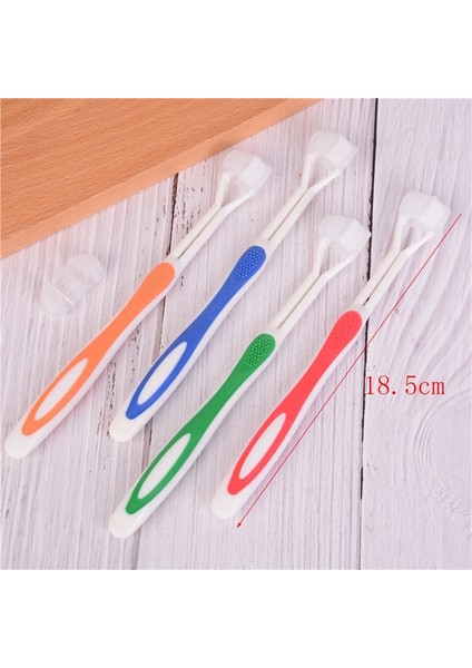 Sarı Stil 1x Çocuk Sağlığı Fırça Başlığı Üç Kafa 3 Taraflı Diş Fırçası Ultra Ince Yumuşak Kıl (Yurt Dışından) fırsatları