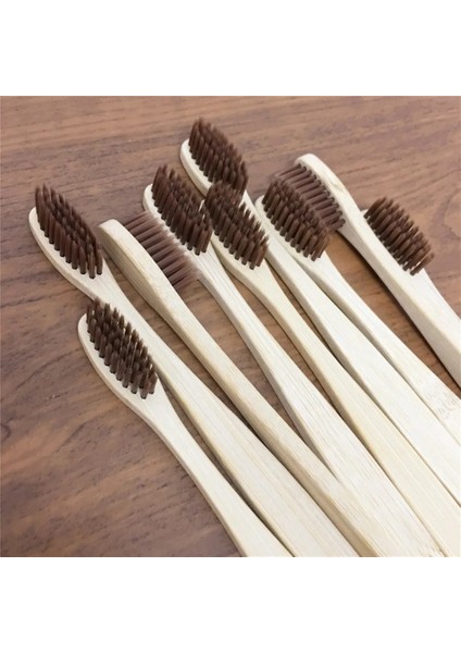 Diş Fırçası Kutusu Tarzı 50 Paket Doğal Bambu Diş Fırçası Çevre Dostu Ahşap Gökkuşağı Diş Fırçaları Yumuşak Kıllar Yetişkinler Diş Seyahat Fırçası Durumda Ağız Bakımı (Yurt Dışından) indirimleri