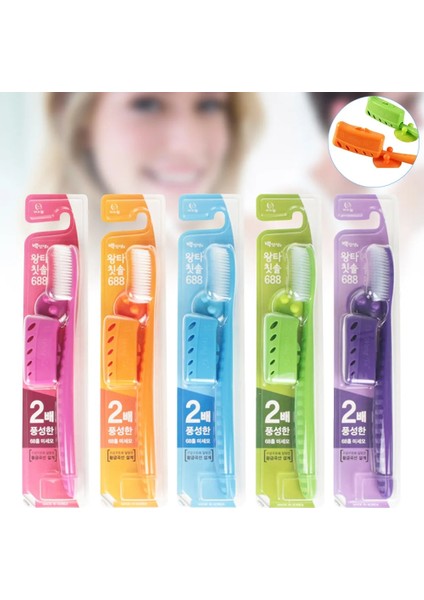 Pembe Tarzı Derin Temizleme Diş Fırçası Yumuşak Uzun Tüylü Diş Fırçası Büyük Vantuz, Diş Fırçası Toz Kutusu Koruyucu Kapak Seyahat Için Gerekli (Yurt Dışından) fiyatları