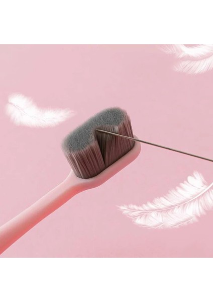 No.7 Tarzı Ultra-Ince Yumuşak Saç Çevre Dostu Diş Fırçası Taşınabilir Seyahat Diş Fırçası Kutulu Yumuşak Fiber Nano Diş Fırçası Ağız Hijyeni Bakımı (Yurt Dışından)