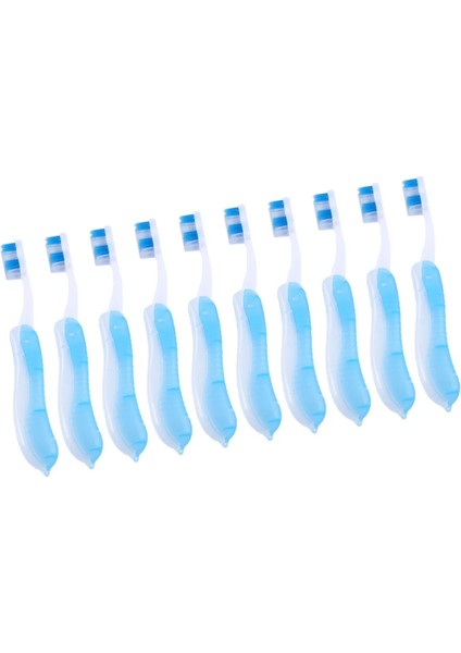 Gösterildiği Gibi Seyahat Gezisi Kamp Için Taşınabilir Katlanır Seyahat Diş Fırçası (Açık Mavi) (Yurt Dışından) fiyatları