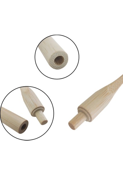 1 Adet Bej 1 Kafa Stili Bambu Diş Fırçası Plug-In Yedek Fırça Başlıkları ile Değişim Kafası Toothbush Diş Bakımı Seyahat Yaşam Banyosu Için Temizleme Fırçaları (Yurt Dışından)