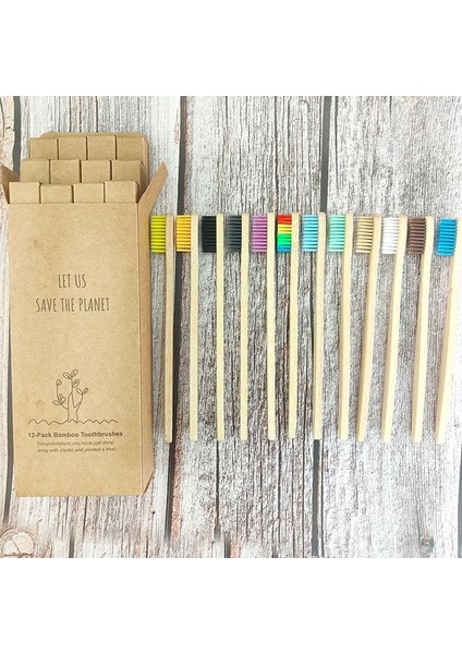 Yeşil Stil Doğal Renkli Bambu Diş Fırçası Bambu Doğal Kömür Diş Fırçası Çevre Dostu Yumuşak Korkuluk Ahşap Bambu-Diş Fırçası (Yurt Dışından) fiyatları