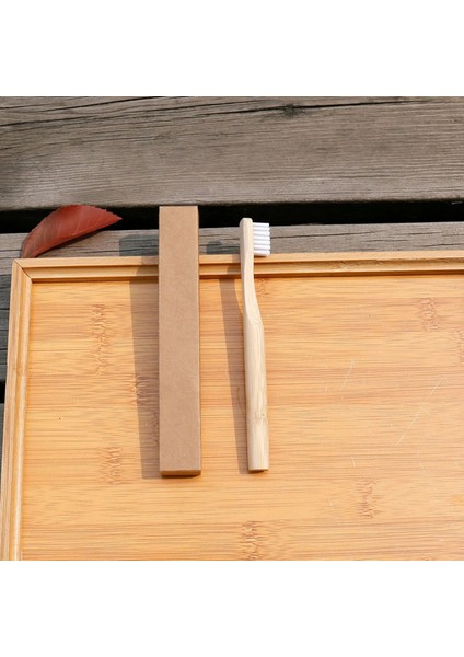 1 Adet Beyaz Çocuk Stili 1 Adet Adultkid Çevre Bambu Kömür Diş Fırçası Ağız Bakımı Için Diş Temizleme Eko Dostu Ahşap Yumuşak Kıl Kutusu ile (Yurt Dışından)