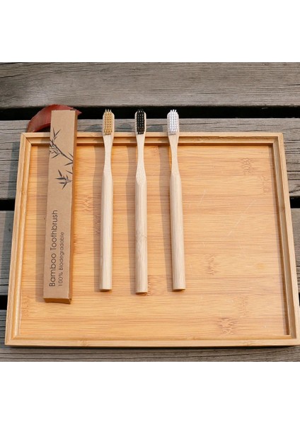 1 Adet Beyaz Çocuk Stili 1 Adet Adultkid Çevre Bambu Kömür Diş Fırçası Ağız Bakımı Için Diş Temizleme Eko Dostu Ahşap Yumuşak Kıl Kutusu ile (Yurt Dışından) fırsatları